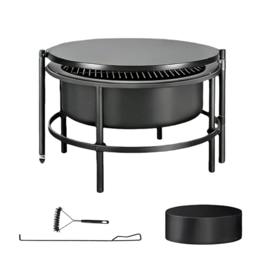 Fire Pit Bowl - Outdoor fire pit for backyard use,