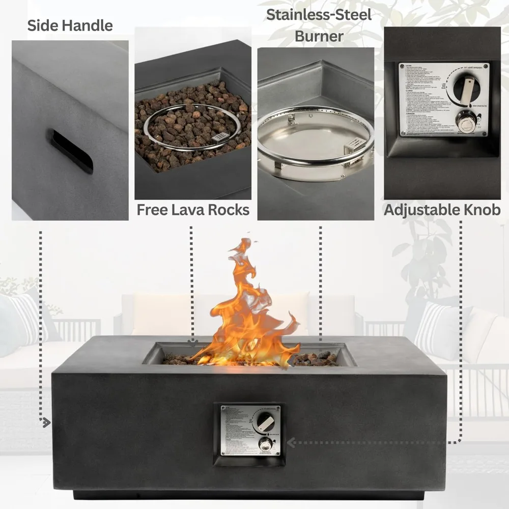 35-Inch Outdoor Propane Fire P - đánh giá và giá Fire Pit Bowl