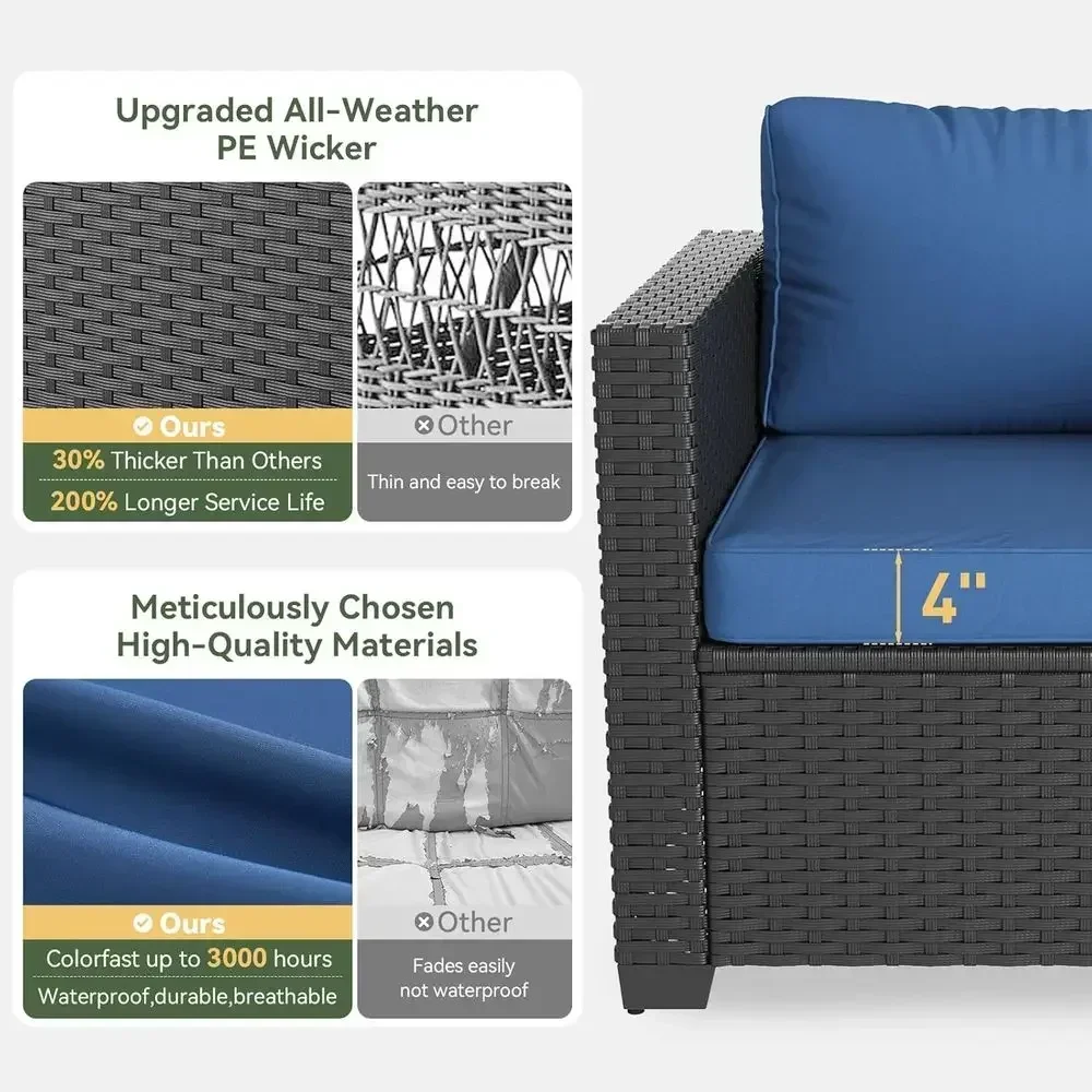 6-Seat Outdoor Patio Furniture - đánh giá và giá Outdoor Furniture With Fire Pit Table