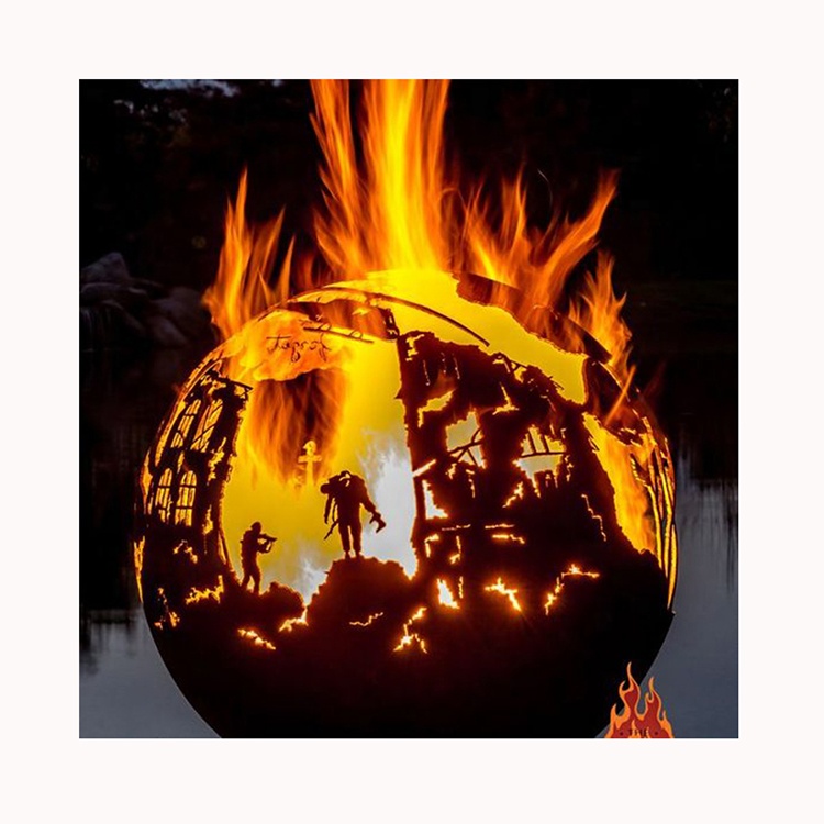 BBQ Fire Bowl Corten Steel Fir - đánh giá và giá Fire Pit Bowl