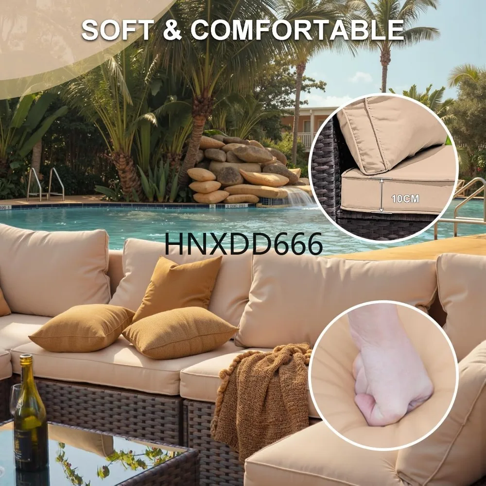7 Piece Patio Furniture Set wi - đánh giá và giá Outdoor Furniture With Fire Pit Table