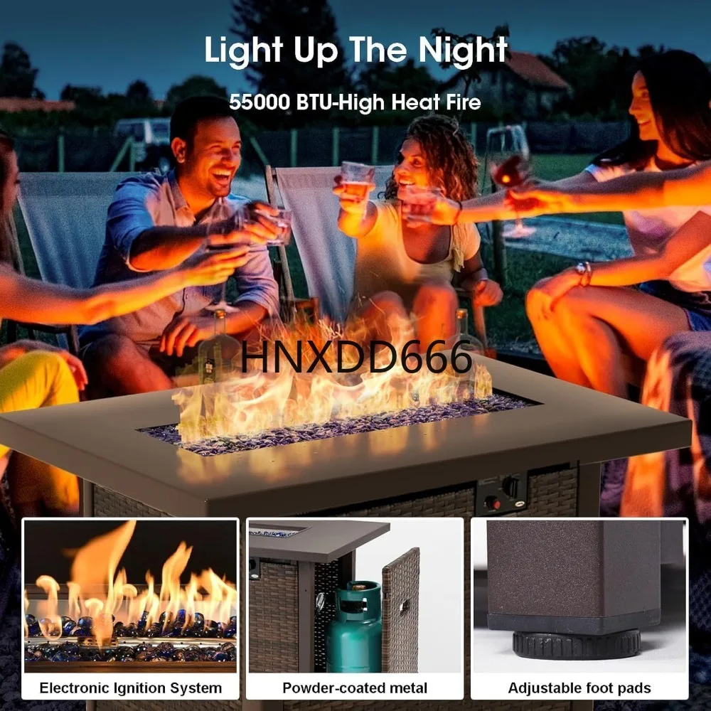 7 Piece Patio Furniture Set wi - đánh giá và giá Outdoor Furniture With Fire Pit Table