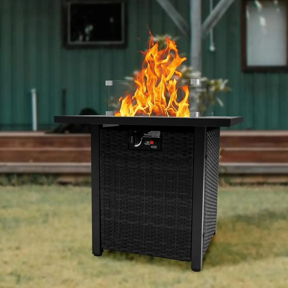 Wicker Outdoor Patio Furniture - đánh giá và giá Outdoor Furniture With Fire Pit Table