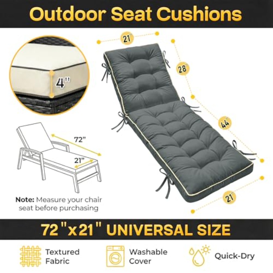 x21 Folding Chaise Lounge Cush - đánh giá và giá Deck Chair Lounger