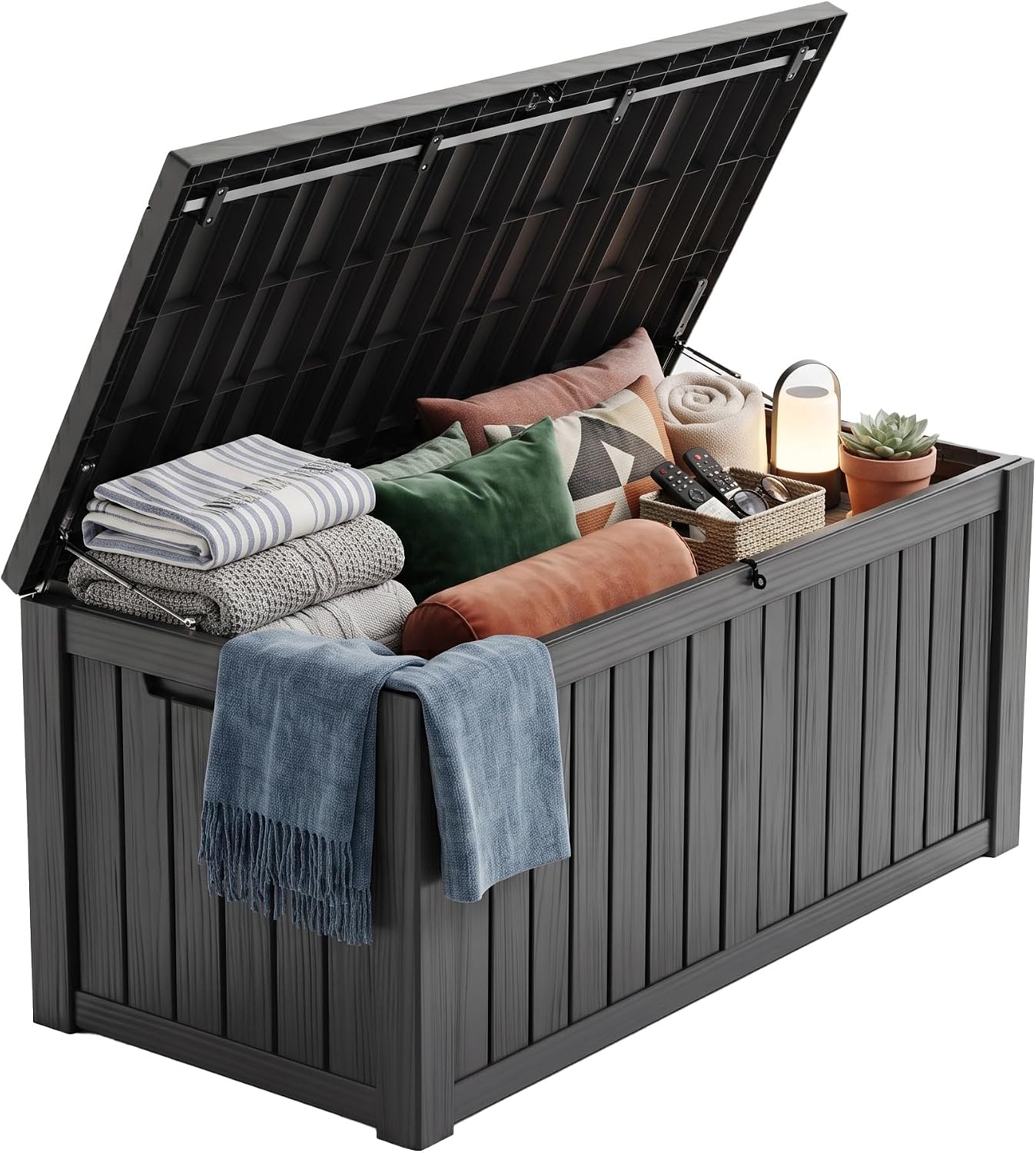 200 Gallon Lockable Resin Deck - đánh giá và giá Outdoor Furniture Cushions