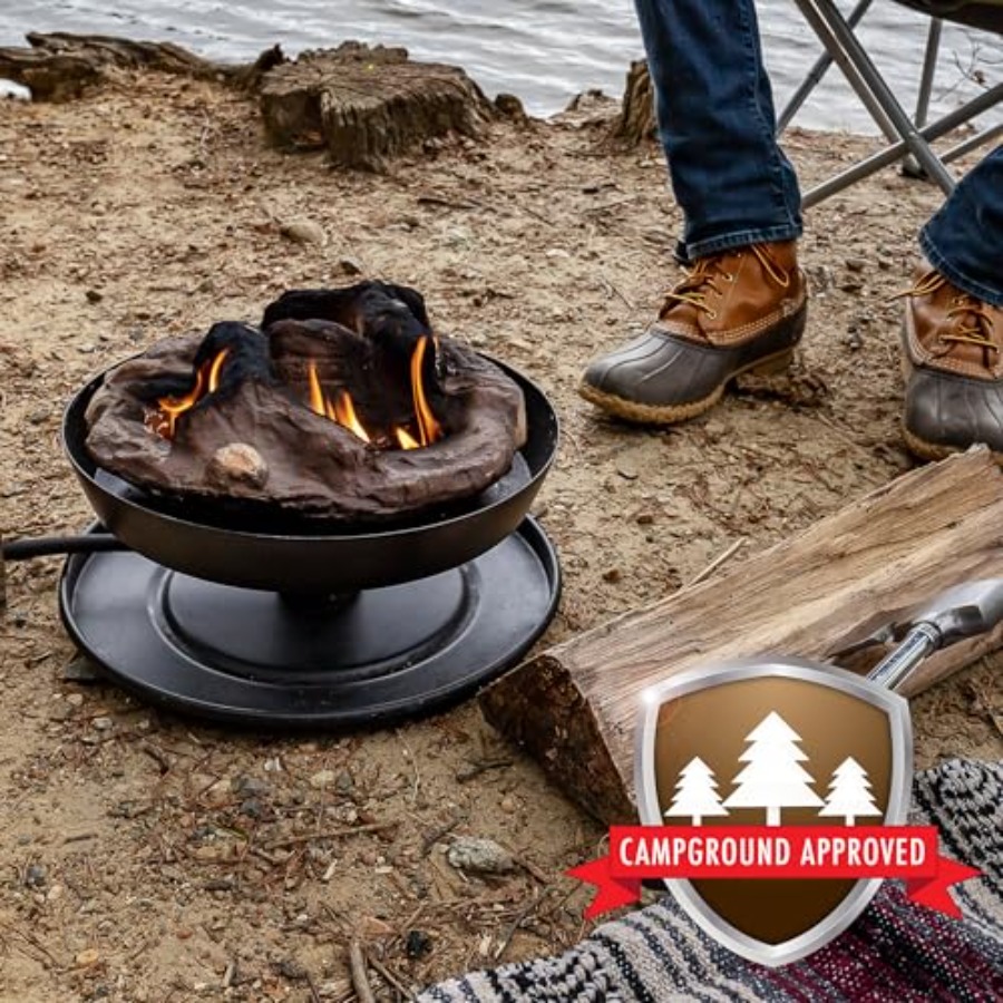 Outdoor portable propane heate - đánh giá và giá Fire Pit Bowl