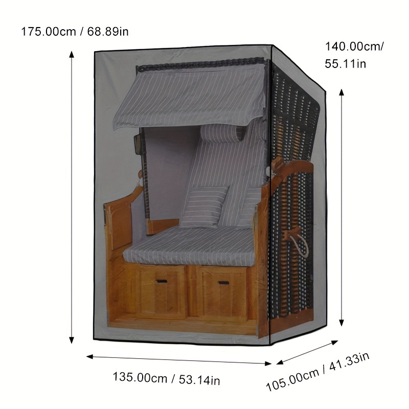 1‑Piece Black Outdoor Furnitur - đánh giá và giá Outdoor Furniture Protector
