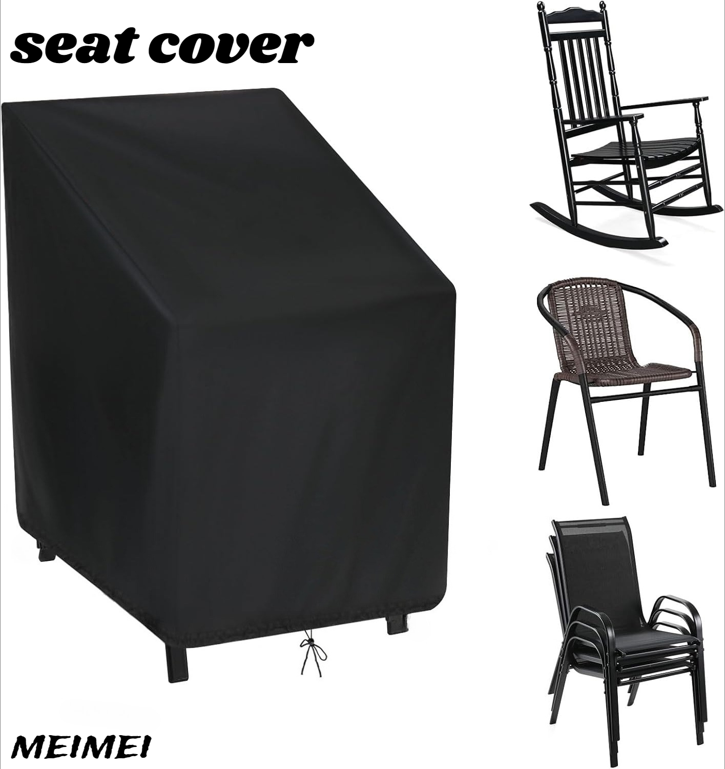 Stacked Chair Dust Cover Stora - đánh giá và giá Outdoor Furniture Protector