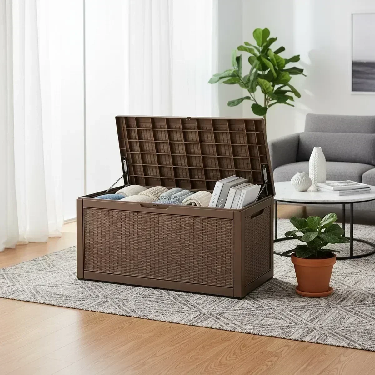 Large Outdoor Storage Bench Wa - đánh giá và giá Outdoor Furniture Cushions