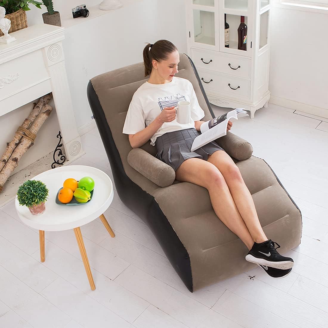 Folding Lazy Sofa,Inflatable L - đánh giá và giá Outdoor Furniture Small