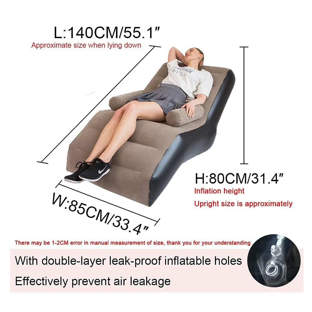 Folding Lazy Sofa,Inflatable L - đánh giá và giá Outdoor Furniture Small