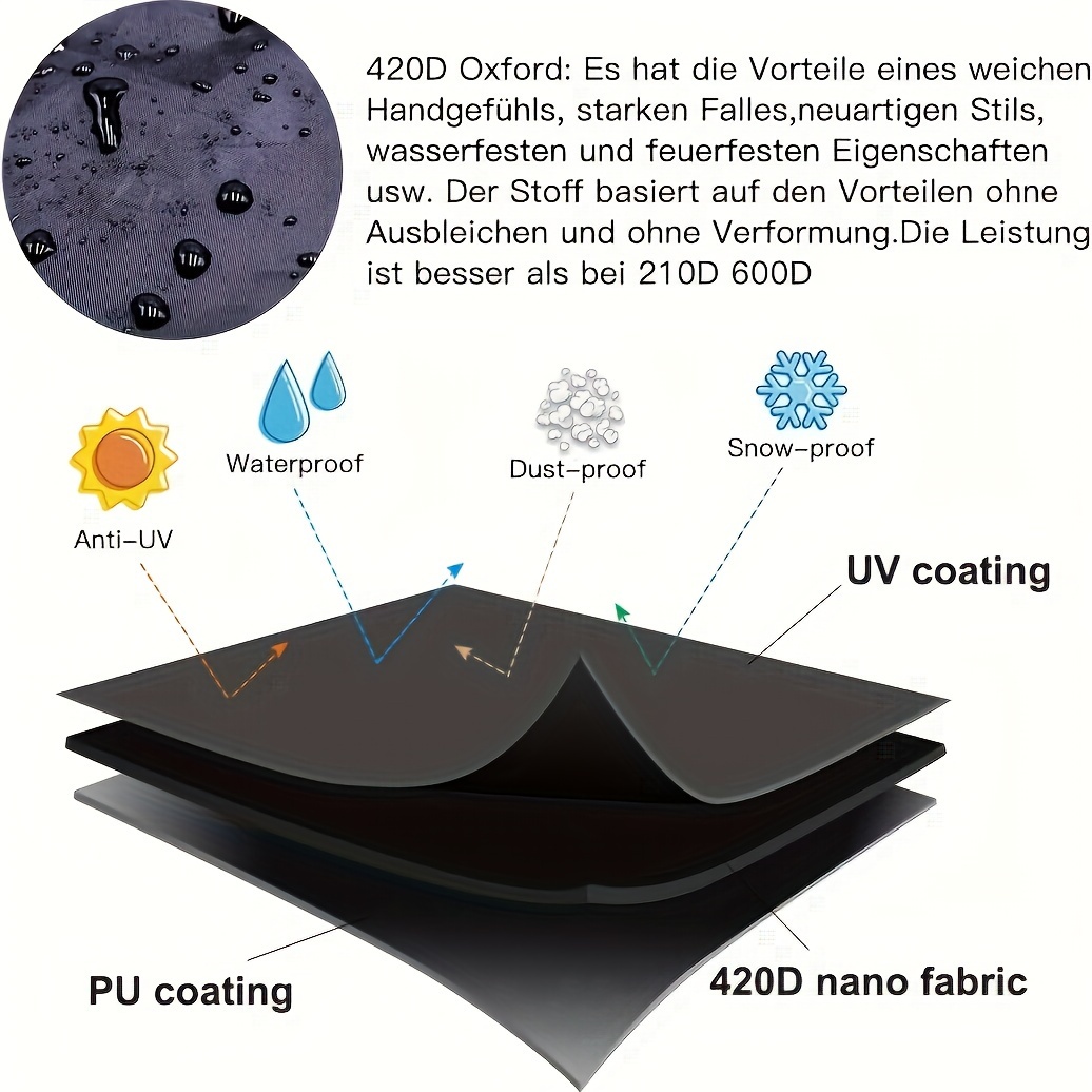 Black Outdoor Furniture Cover, - đánh giá và giá Outdoor Furniture Protector